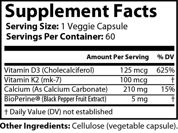 Vitamin D3+K2