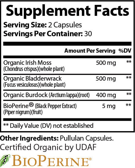 Organic Sea Moss Capsules